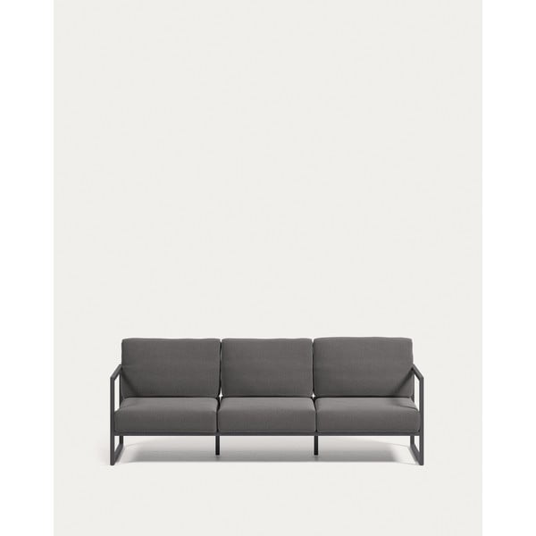 Tamno siva vrtna sofa aluminijska Comova – Kave Home-image-3