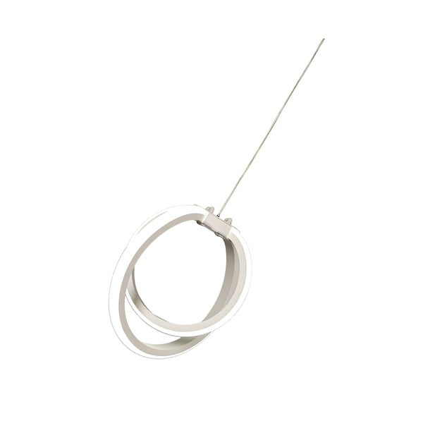 Bijela metalna LED viseća svjetiljka ø 25 cm Sezen – Squid Lighting-image-3