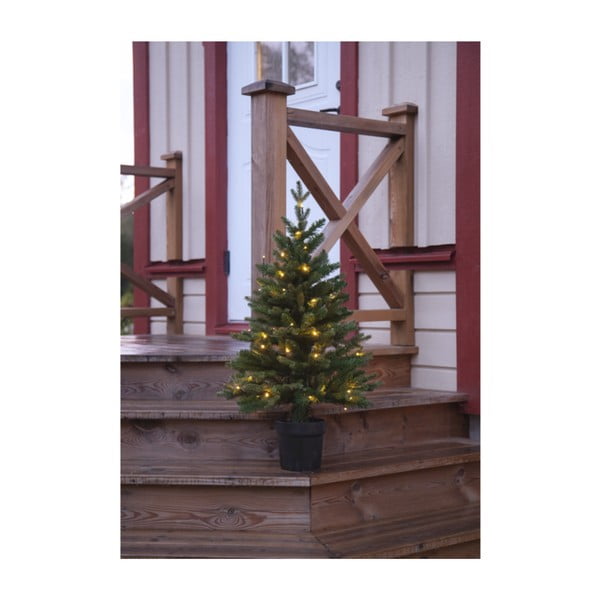 Umjetno božićno drvce s LED rasvjetom Star Trading Byske, visina 90 cm