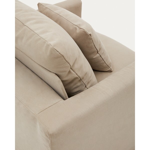 Bež presvlaka 92 cm Nora – Kave Home-image-1