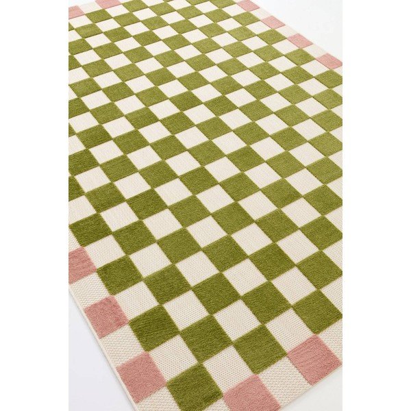 Zeleni/ružičasti unutarnji i vanjski tepih 200x290 cm Enja – Jotex-image-4