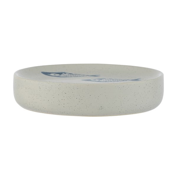 Bijelo-plava keramička posuda za sapun Wenko Aquamarin-image-3