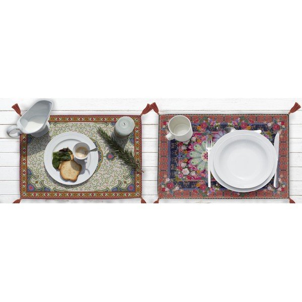 Set od 2 podmetača za stol Madre Selva Mandalas, 45 x 30 cm-image-1