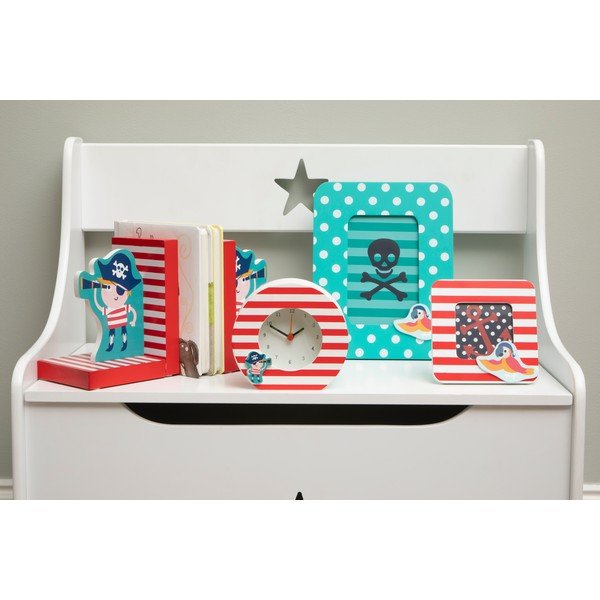 Crveni/tirkizni drveni okviri u setu 2 kom 18x23 cm Pirate – Premier Housewares-image-1