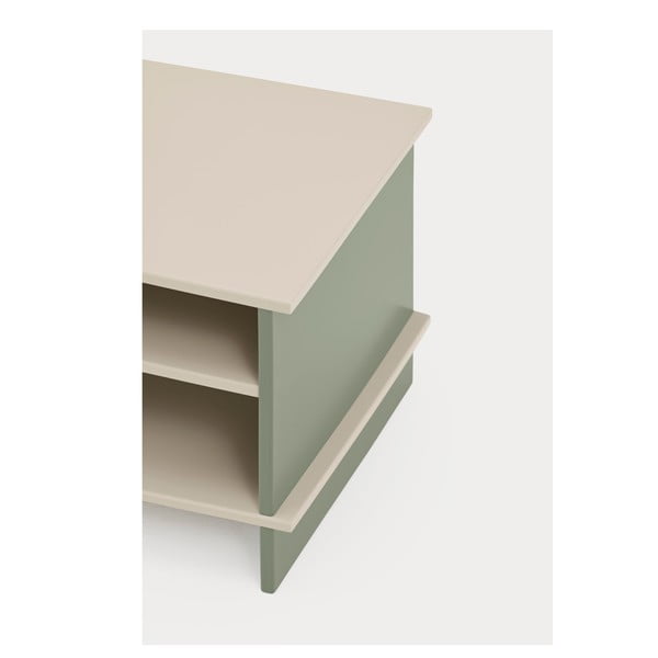 Zeleni/krem noćni ormarić s policama Inari – Teulat-image-3