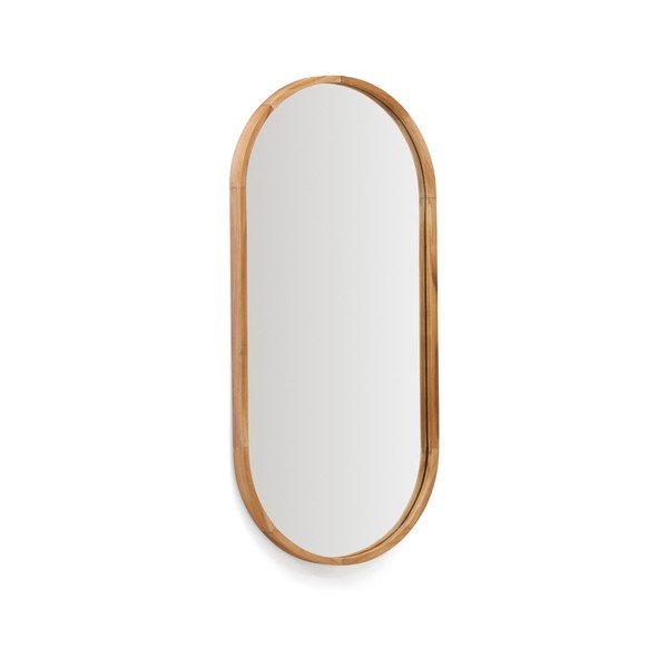 Zidno ogledalo s okvirom od masivnog drveta 45x95 cm Magda – Kave Home-image-3