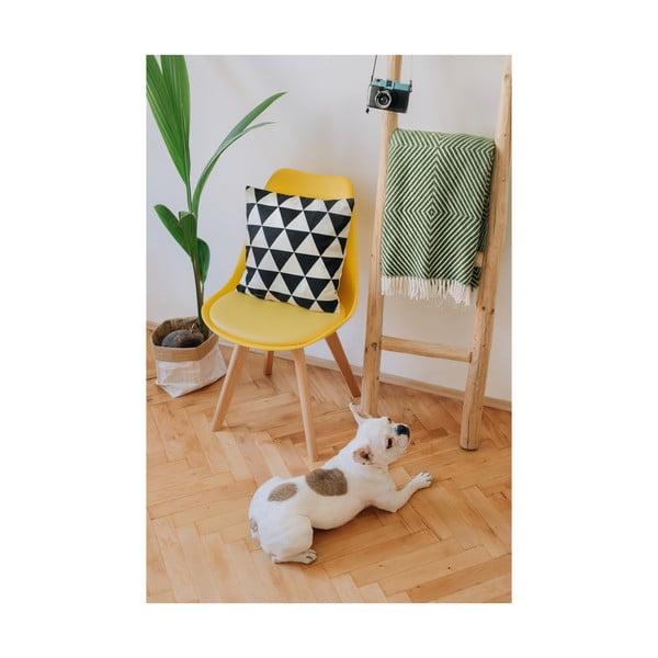 Žuta stolica s bukovim nogama Bonami Essentials Lumos-image-3