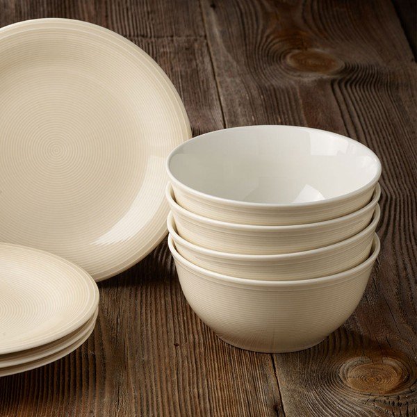 Bijelo-bež porculanska zdjela Villeroy & Boch Like Color Loop, 0,75 l-image-4