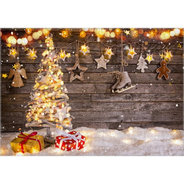 Tepih Vitaus Christmas Period Lit Up Tree, 50 x 80 cm