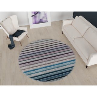 Plavo-sivi perivi okrugli tepih ø 120 cm – Vitaus