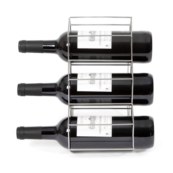 Stalak za vino sive metalne boje Compactor-image-4