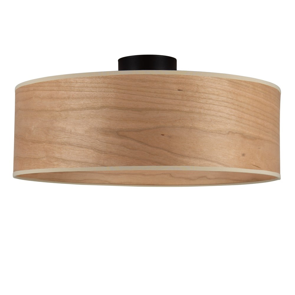 Stropna svjetiljka od trešnjinog furnira Sotto Luce TSURI XL, ø 45 cm