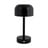 Crna LED stolna lampa s metalnim sjenilom (visina 24,5 cm) James – Leitmotiv