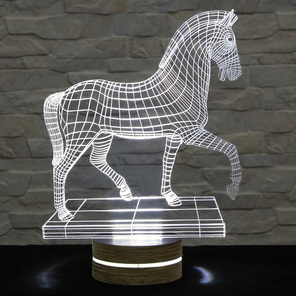 Big Horse 3D stolna lampa