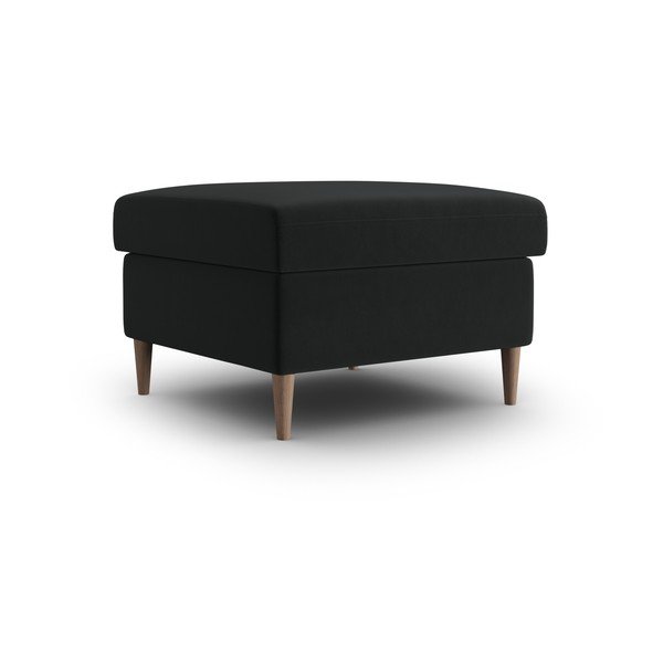 Crni baršunast tabure Kyoto – Cosmopolitan Design-image-1