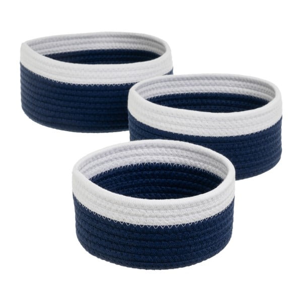 Tekstilne košare u setu 3 kom ø 26x11 cm – Casa Selección