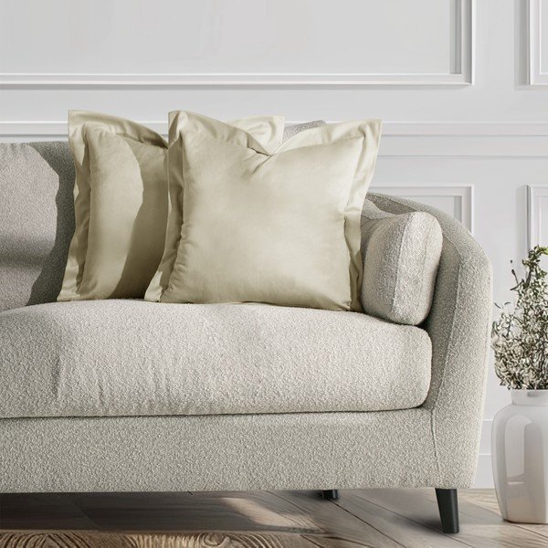 Set od 2 krem ​​jastučnice AmeliaHome Side, 45 x 45 cm-image-1