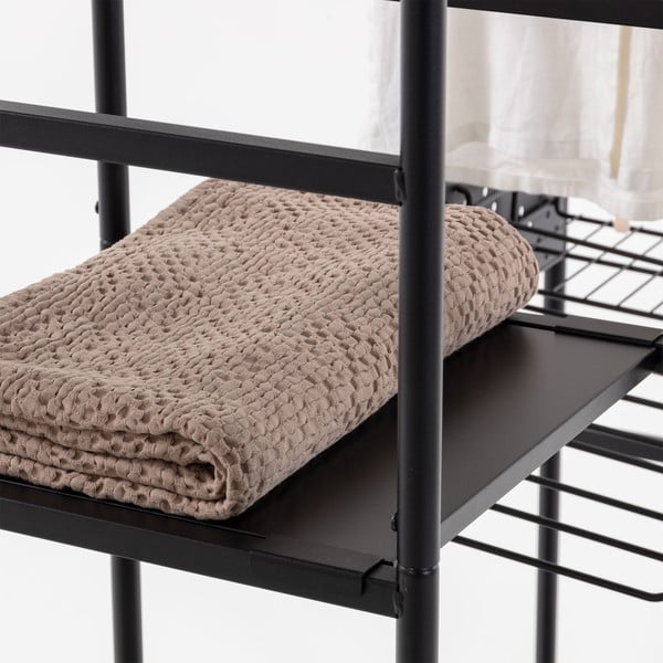 Crni ormar za odjeću Kave Home Storn, visina 182 cm-image-4