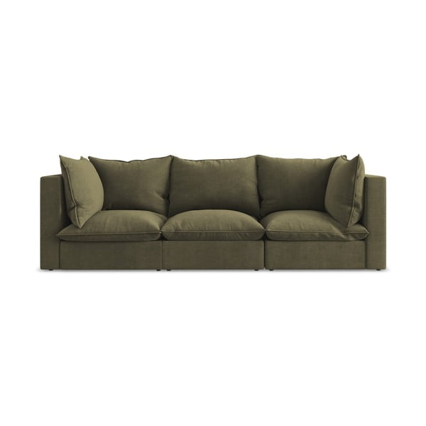 Kaki zelena sofa 255 cm Manao – Makamii