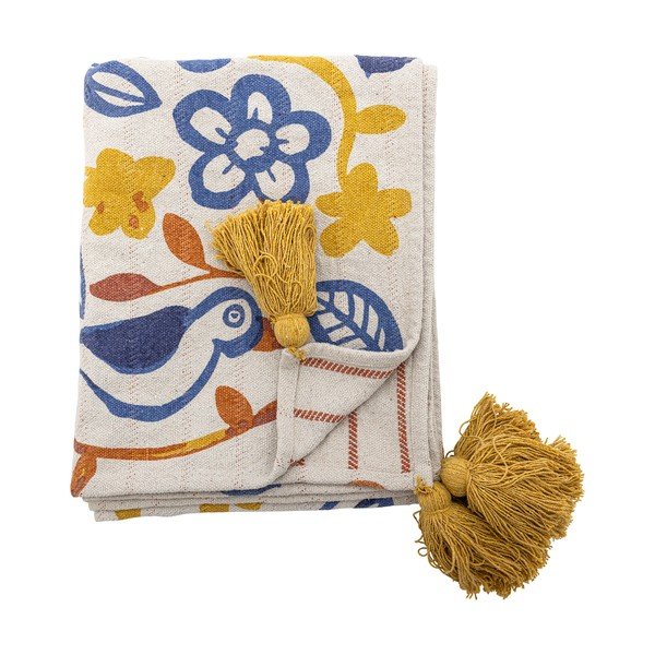 Deka od recikliranog pamuka 130x160 cm Figuria – Bloomingville