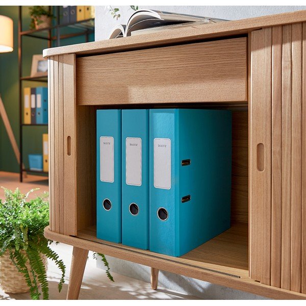 Plavi fascikl s mekanom površinom Leitz Cosy, A4-image-3