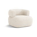 Bež fotelja od bouclé tkanine Jenny – Micadoni Home