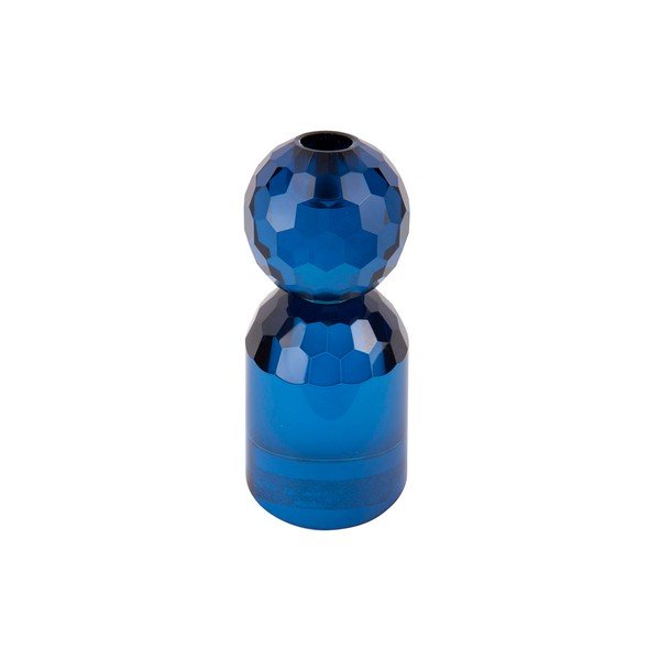 Plavi stakleni svijećnjak Crystal Art - PT LIVING-image-1