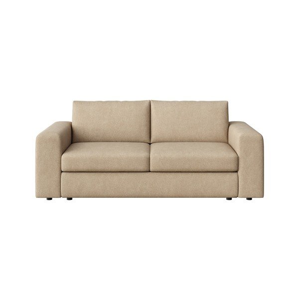 Svjetlo smeđa baršunasti sofa 218 cm Baga – Rodier