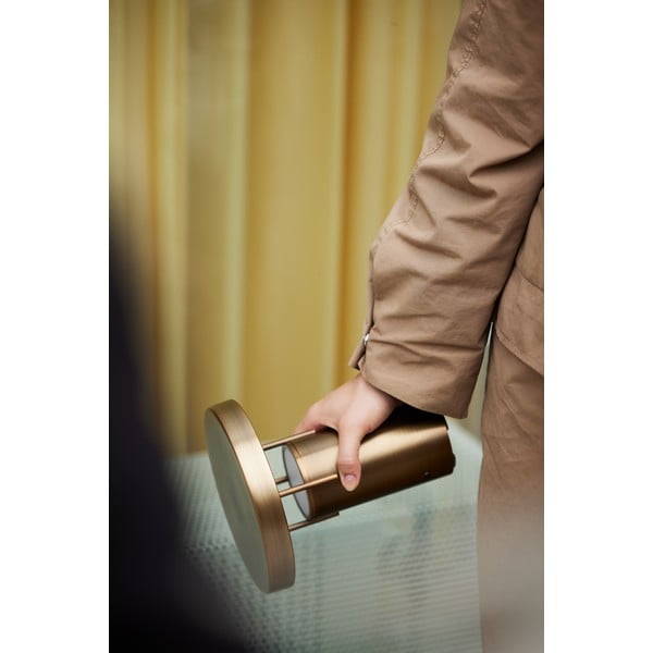 LED stolna lampa s mogućnosti zatamnjivanja u brončanoj boji (visina 20 cm) BringMe – Hübsch-image-3