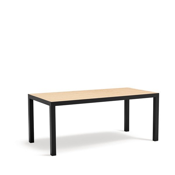 Blagovaonski stol s hrastovom pločom stola 75x180 cm Alma – Teulat-image-2