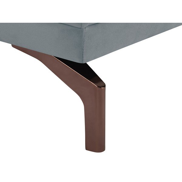 Siva trosjeda s bazom u zlatnoj boji Windsor &amp; Co Sofas Jupiter-image-4