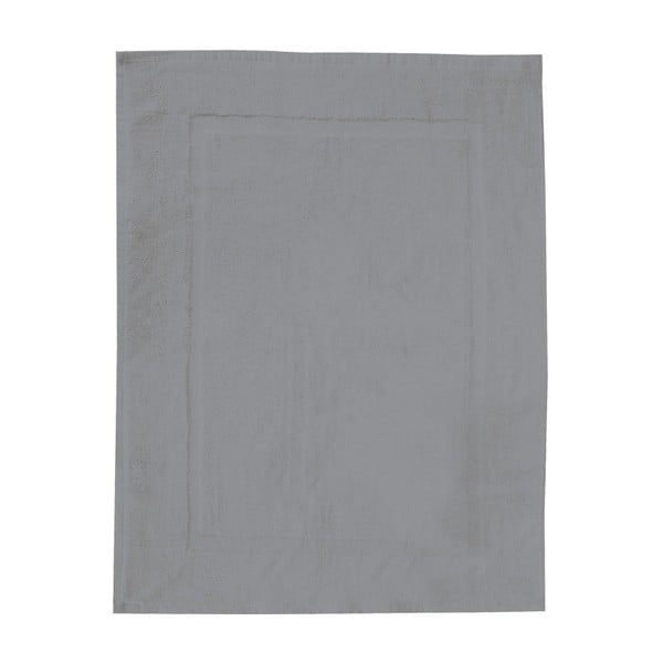 Siva pamučna prostirka za kupaonicu Wenko, 50 x 70 cm