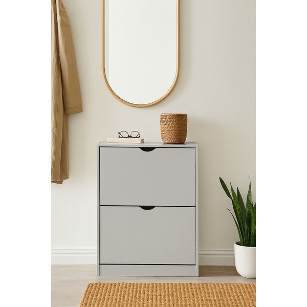 Sivi preklopni ormarić za cipele 50x82x24 cm Stelo – Bonami Essentials-image-1