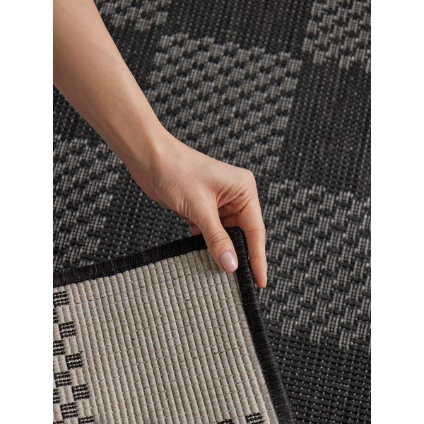 Crni/krem unutarnji i vanjski tepih 200x300 cm Haringey Dorothy – Ted Baker-image-4