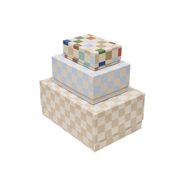 Kartonske dječje kutije za pohranu u setu 3 kom 31x22x14 cm Mana – OYOY Mini