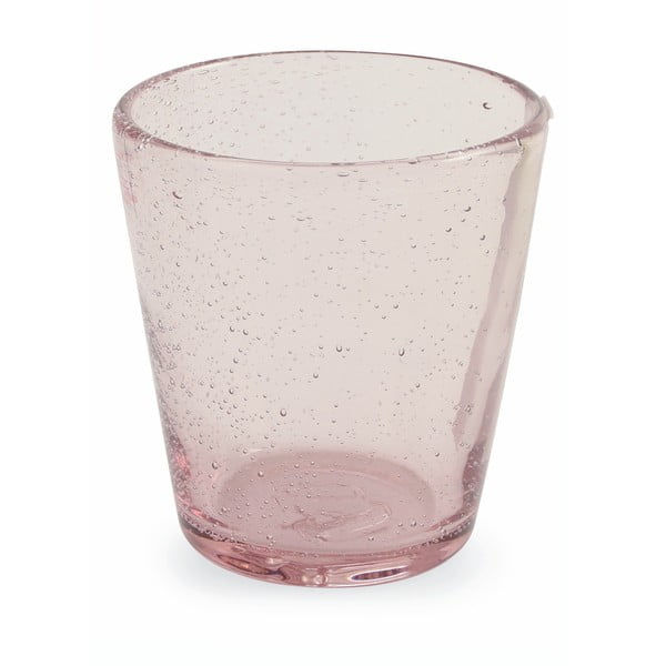 Set od 6 ružičastih čaša od puhanog stakla Villa d&#39;Este Cancun, 330 ml