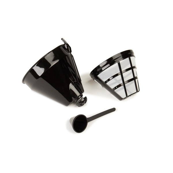 Crni/u bakrenoj boji aparat za kavu – Haden-image-4