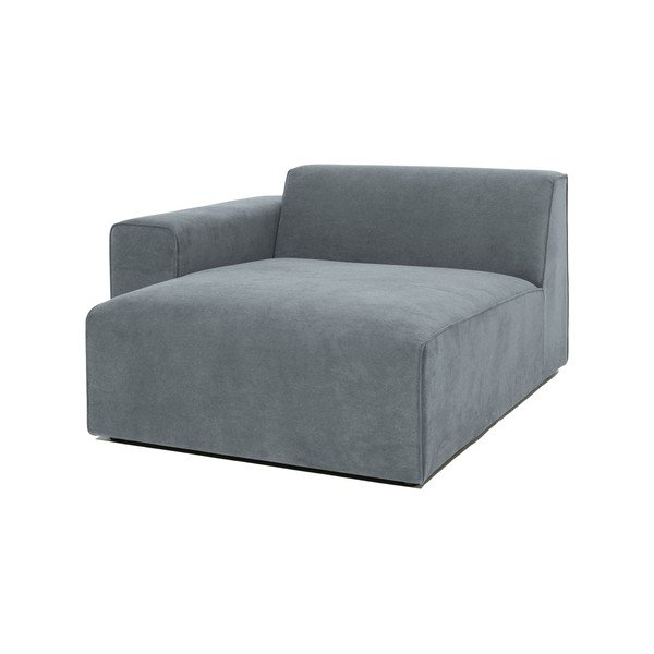 Siva modularna sjedeća garnitura od samta (s lijevim kutom) Sting – Scandic-image-1