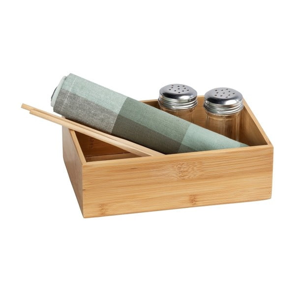 Odjeljak za odlaganje od bambusa Wenko Terra, širina 22 cm-image-1