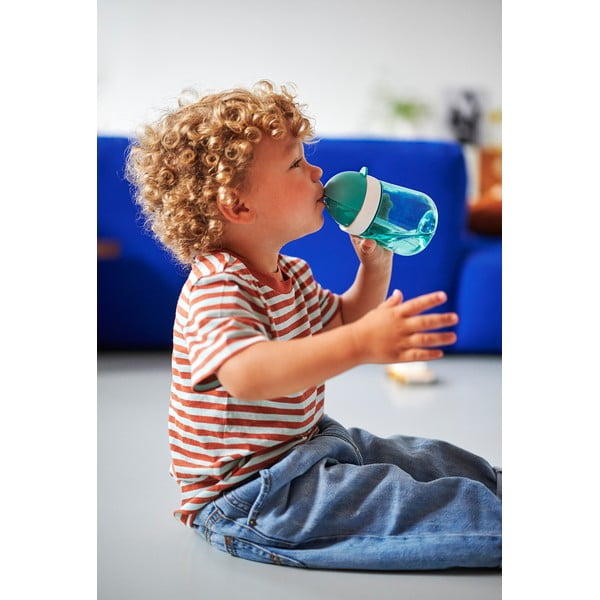 Bijela/svijetlo zelena dječja šalica od tritana 300 ml Little farm – Mepal-image-4