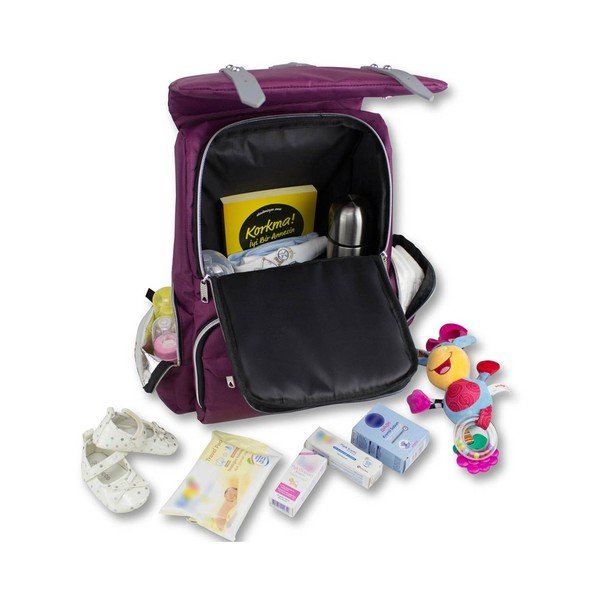Tamnoplavi ruksak za majke s USB priključkom My Valice MOTHER STAR Baby Care Backpack-image-4