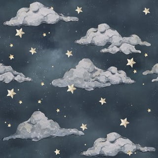 Dječja tapeta 50x280 cm Magic Night Sky - Dekornik