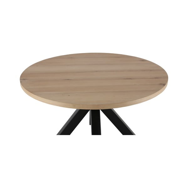 Okrugli blagovaonski stol s crnim nogama Canett Maison, ø 120 cm-image-4