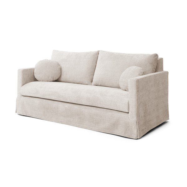 Krem sofa 195 cm Paphos – Ropez