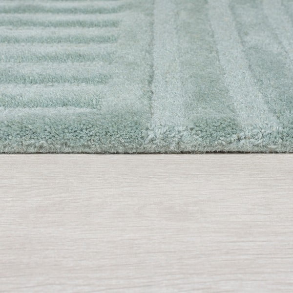 Tirkizni ručno rađen vunen tepih 200x290 cm Zen Garden – Flair Rugs-image-4