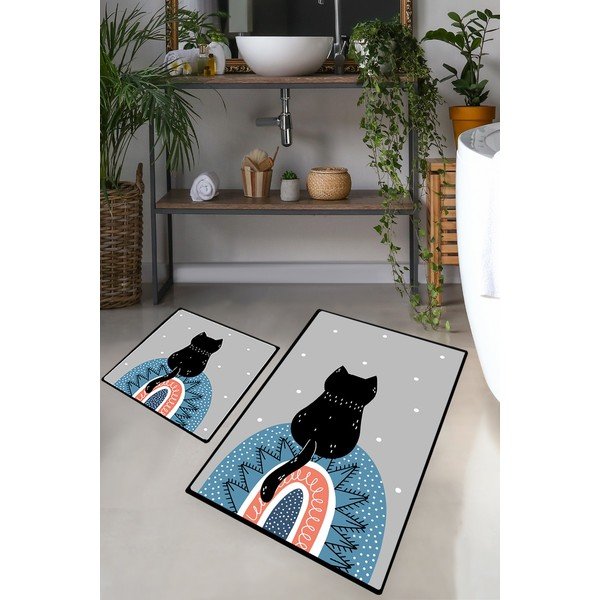 Kupaonske prostirke u setu 2 kom 60x100 cm Waiten – Foutastic-image-1