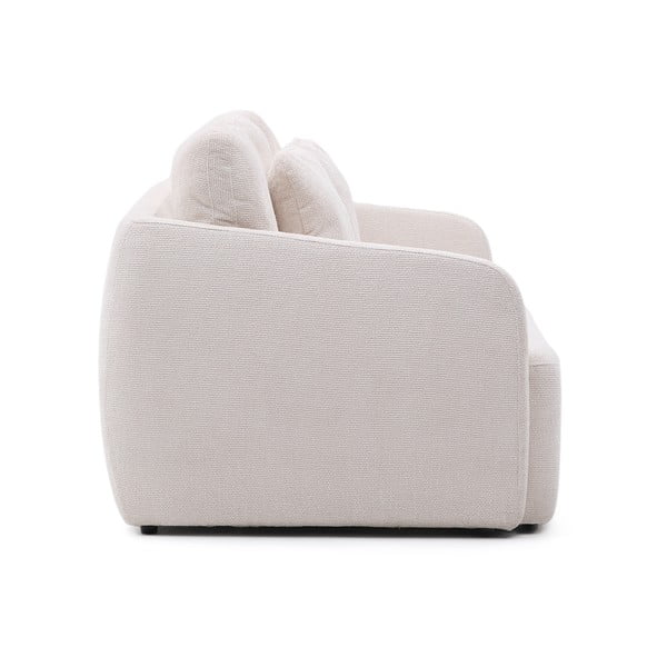 Krem sklopiva sofa od šenila 225 cm Laira – Kave Home-image-3