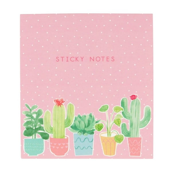 Sass &amp; Belle Pastel Cactus Sticky Note