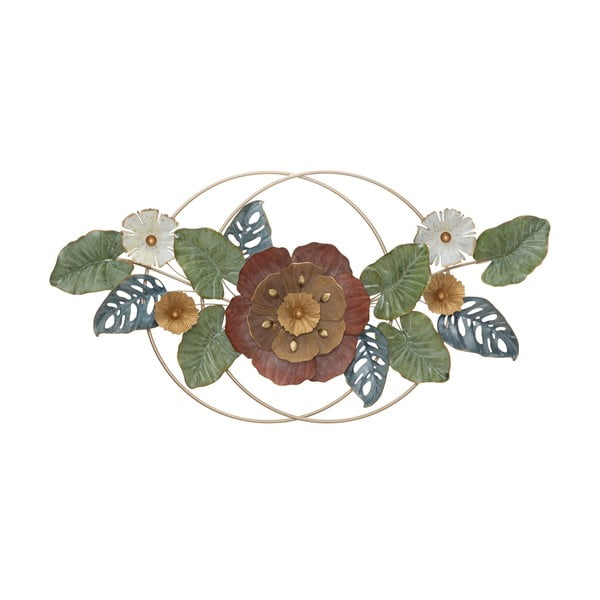 Metalni viseći ukras s cvjetnim uzorkom Mauro Ferretti Eden, 114,5 x 59,5 cm