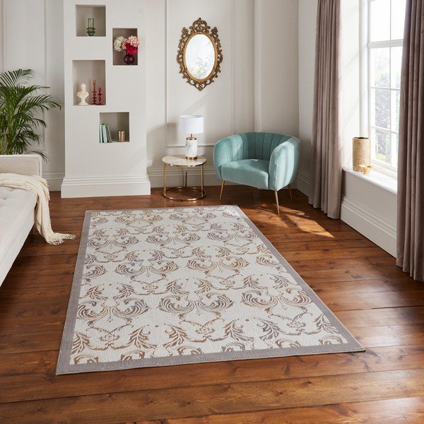 Tepih u zlatnoj boji/sivo-bež 160x230 cm Imperial Pearl – Think Rugs-image-1